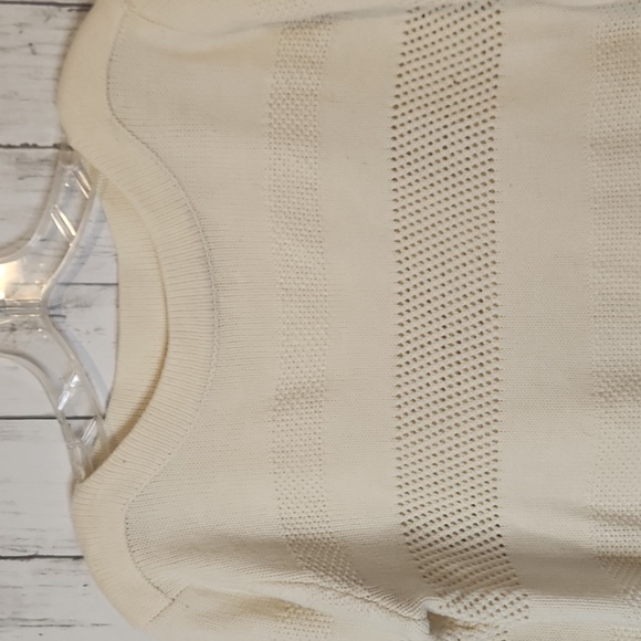 🎅Under Skies Cream Textured Women's Sweater Small - Picture 6 of 7